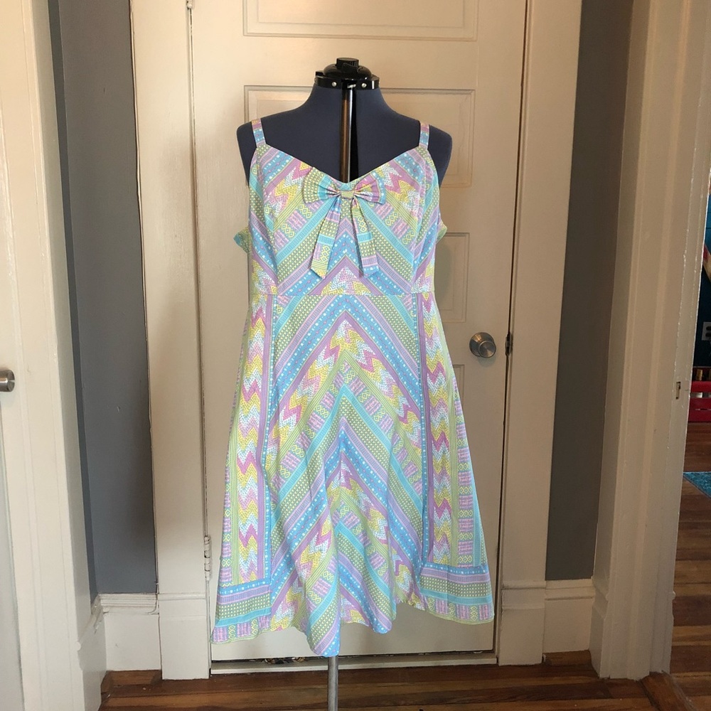 ModCloth spring print sundress